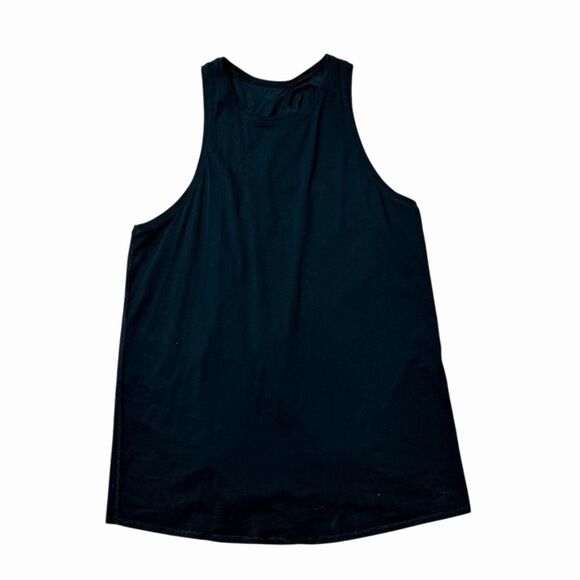 Lululemon Women's Open Back Tank Top Black Size L Casual Summer - Picture 4 of 10